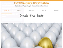 Tablet Screenshot of evolvagroup.com